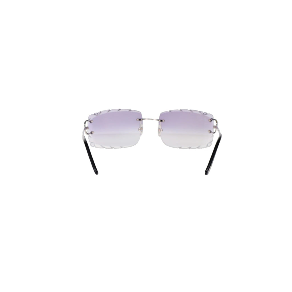 Cartier Custom Double C Diamond Cut Brooklyn Platinum Sunglasses by MEG