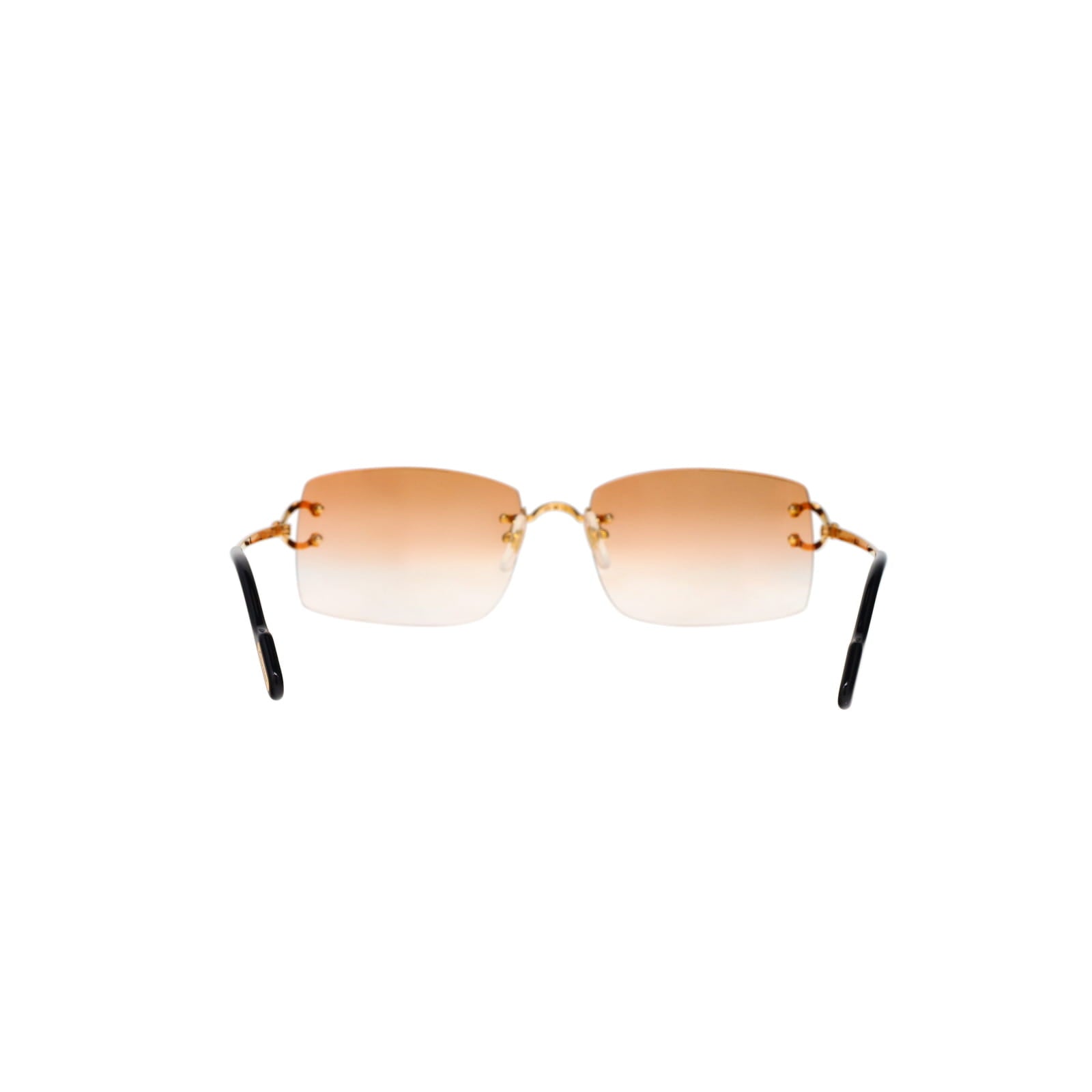 Cartier Custom Double C Godron Gold Brooklyn Sunglasses by MEG