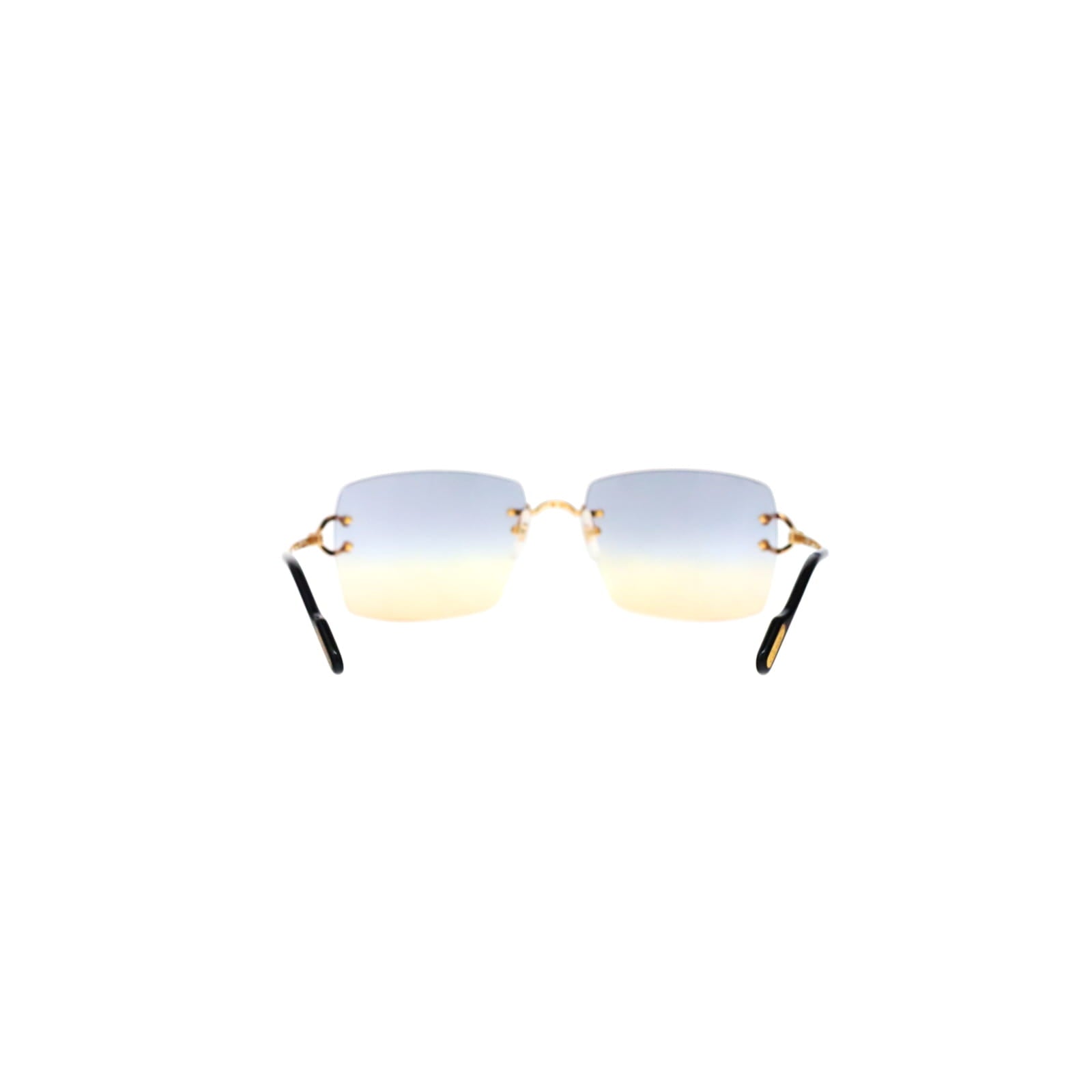 Cartier Custom Double C Godron Gold Mykonos Sunglasses by MEG