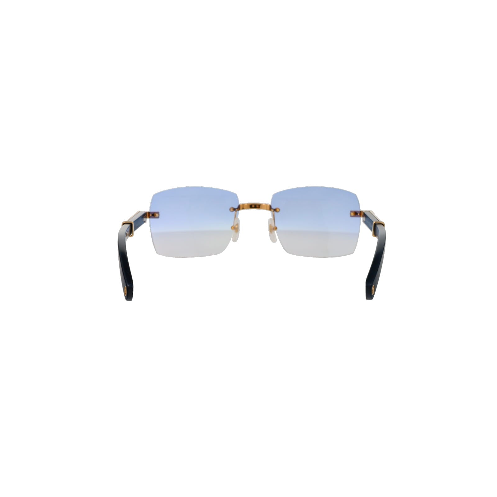 Cartier Custom Première Blue Wood Sunglasses by MEG