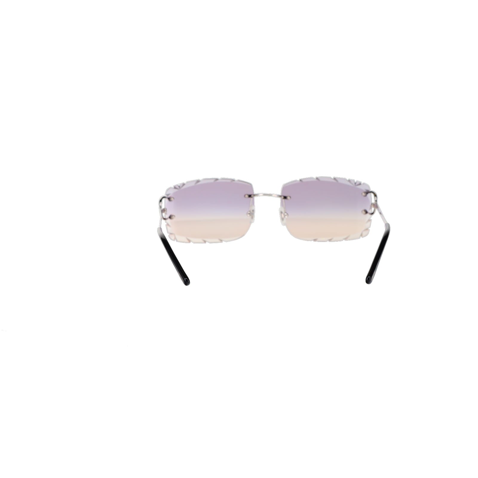 Cartier Custom Double C Diamond Cut Brooklyn Platinum Sunglasses by MEG