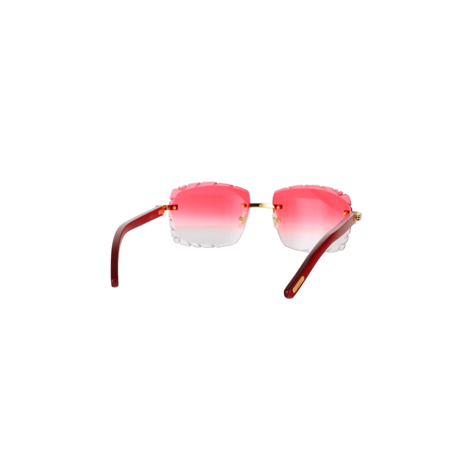 Cartier Custom Première C Horn and Wood Sunglasses by MEG
