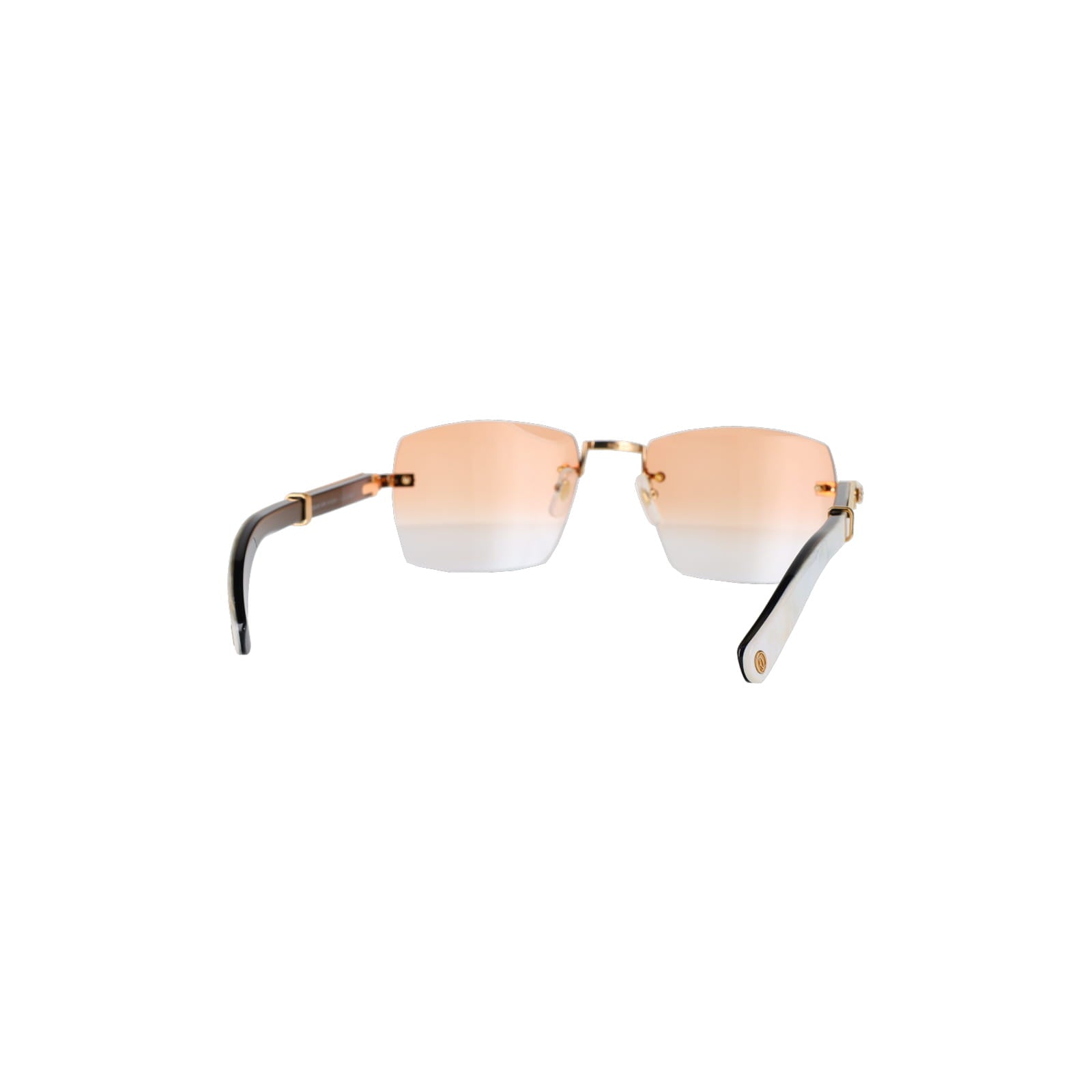Cartier Custom Première de Cartier White Sunglasses by MEG
