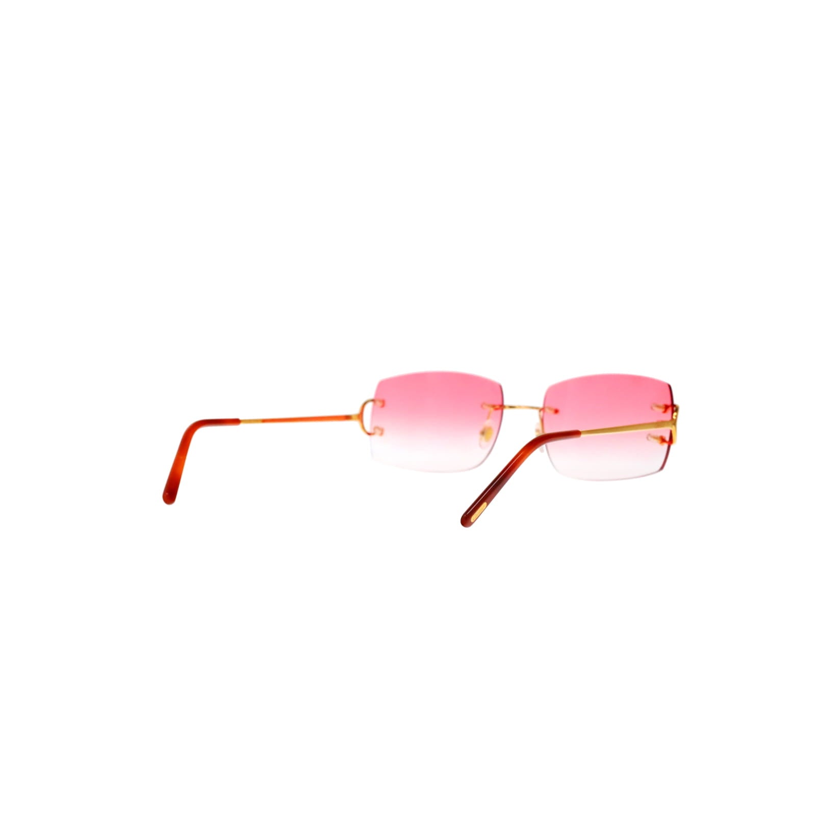 Cartier Custom Double C Brooklyn Gold Sunglasses by MEG