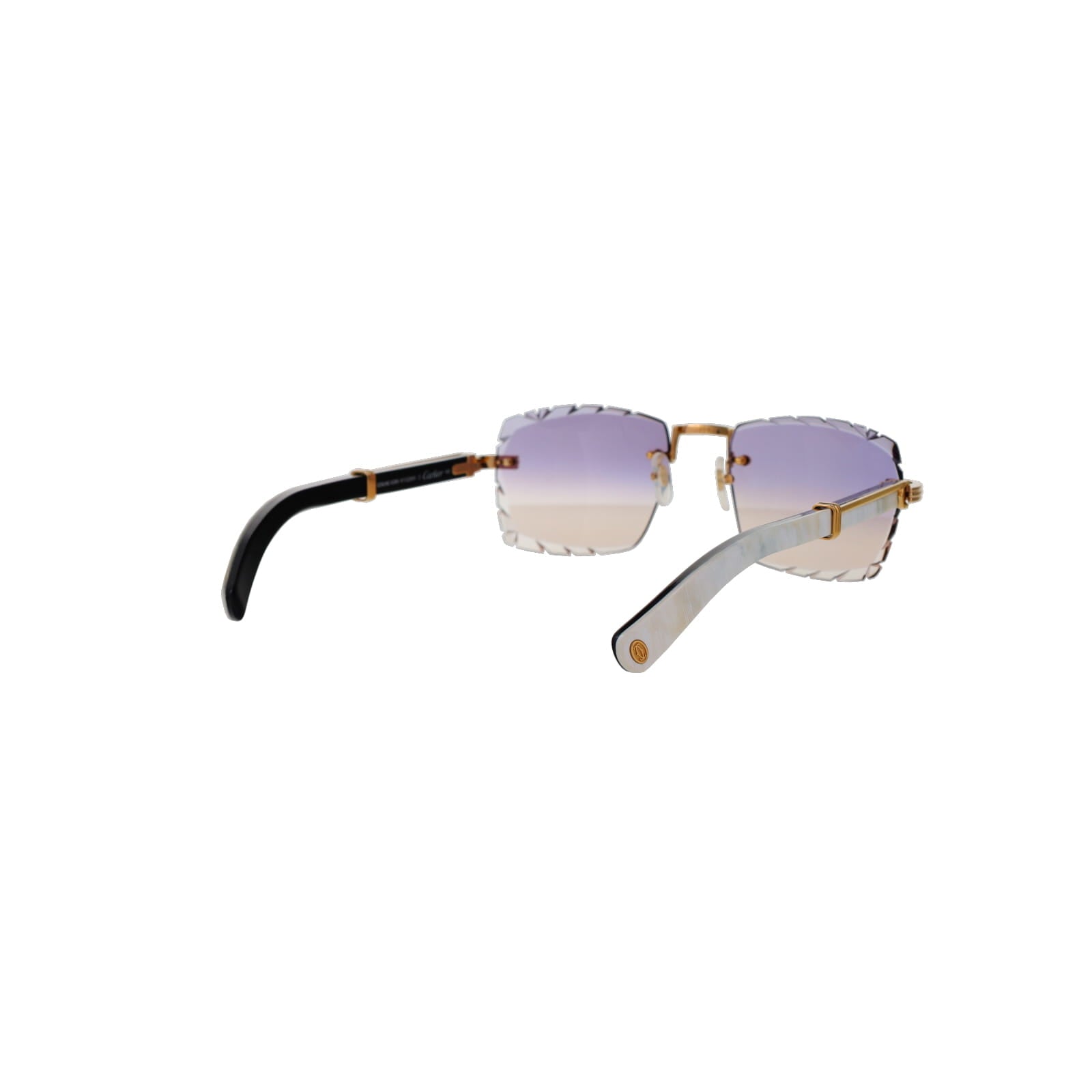 Cartier Custom Première de Cartier White Sunglasses by MEG