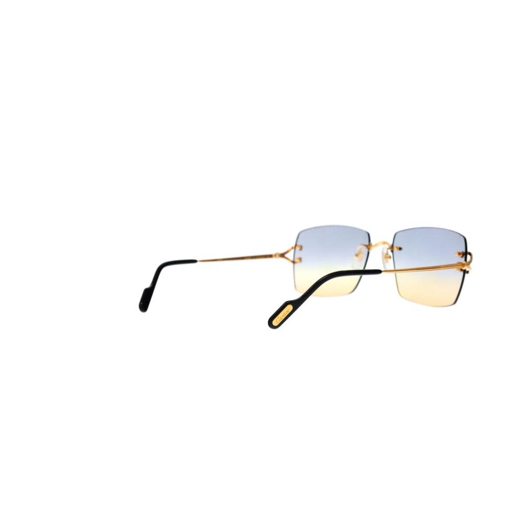 Cartier Custom Double C Godron Gold Mykonos Sunglasses by MEG