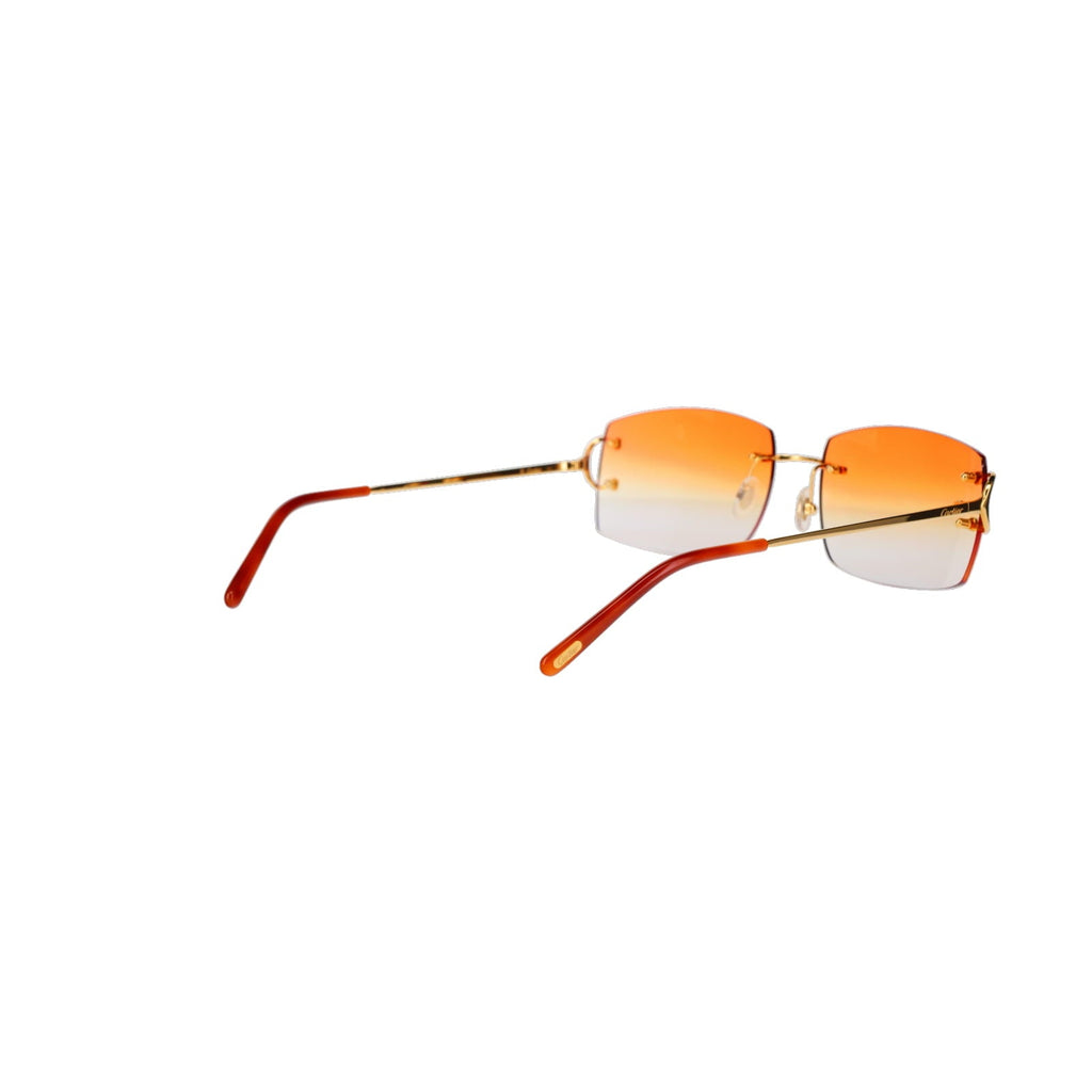 Cartier Custom Double C Brooklyn Gold Sunglasses by MEG