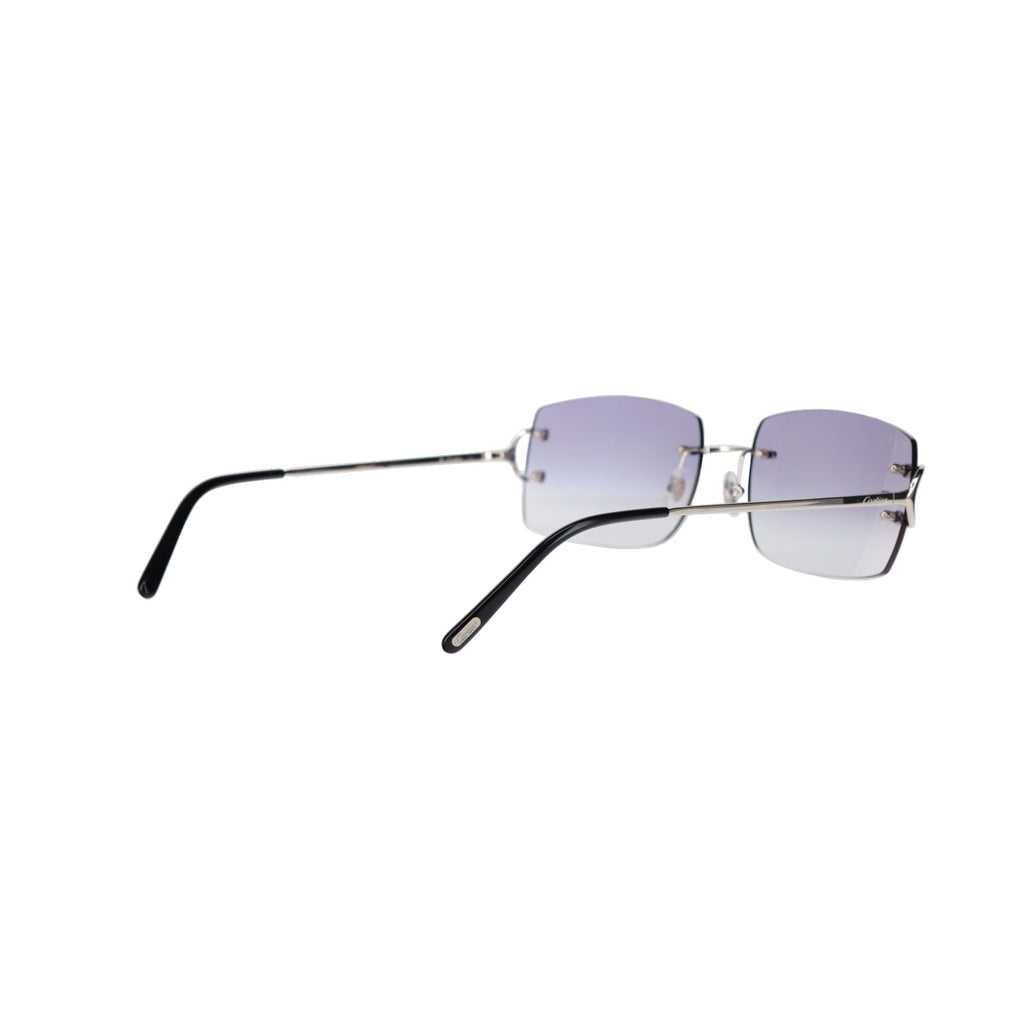 Cartier Custom Double C Brooklyn Platinum Sunglasses by MEG