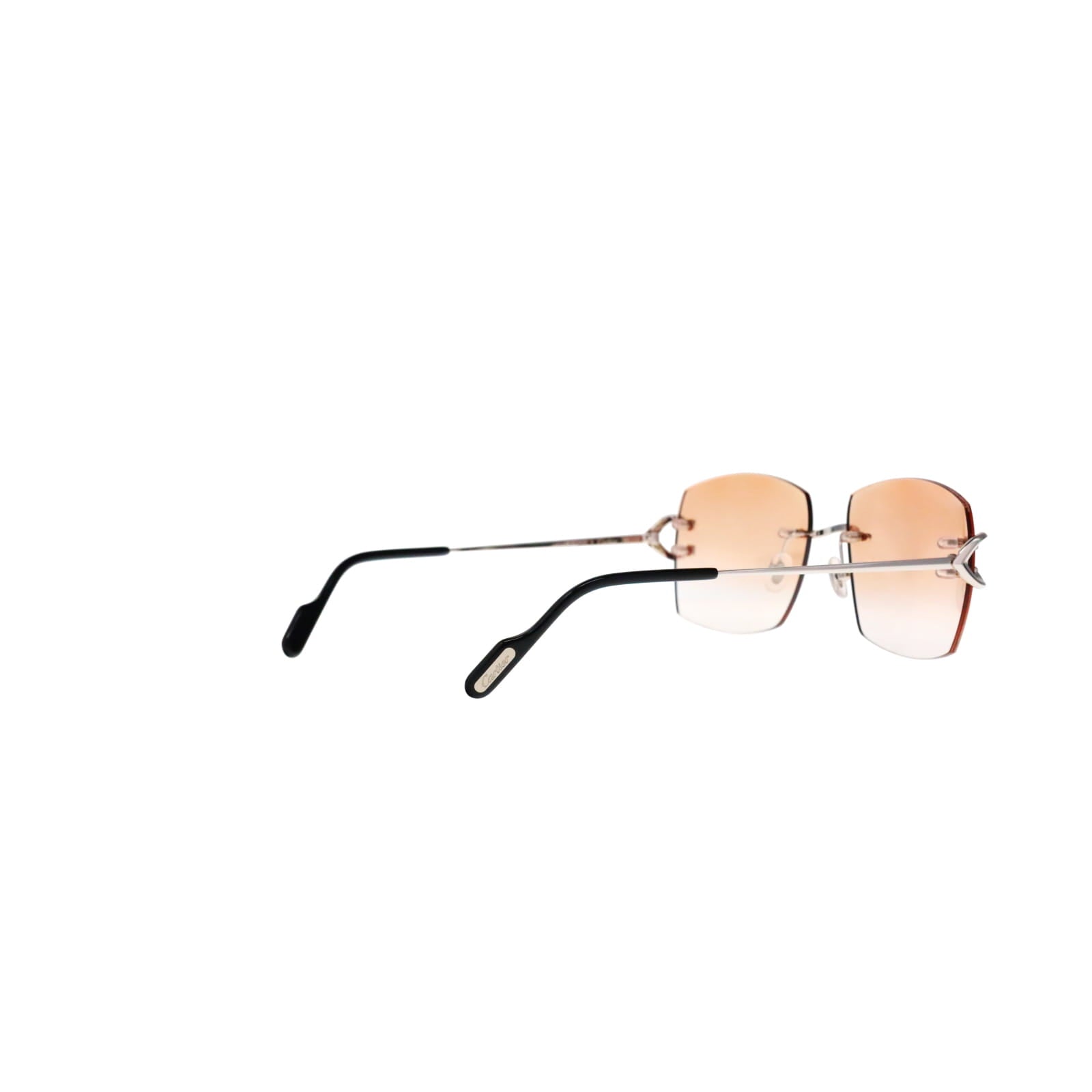 Cartier Custom Vintage Double C Mykonos Platinum Sunglasses by MEG