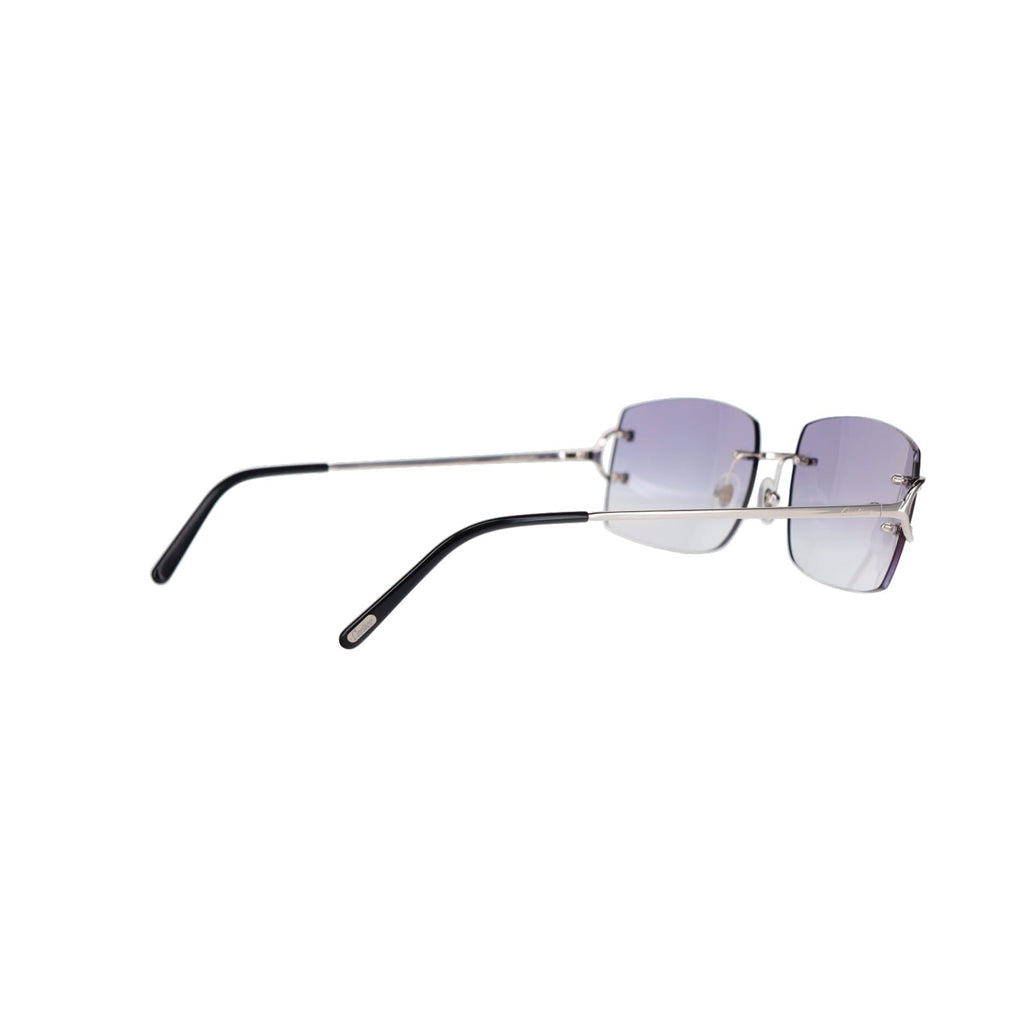 Cartier Custom Double C Brooklyn Platinum Sunglasses by MEG