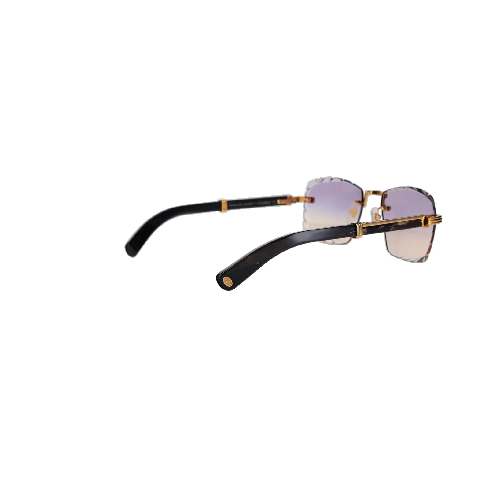 Cartier Custom Première de Cartier Black Sunglasses by MEG