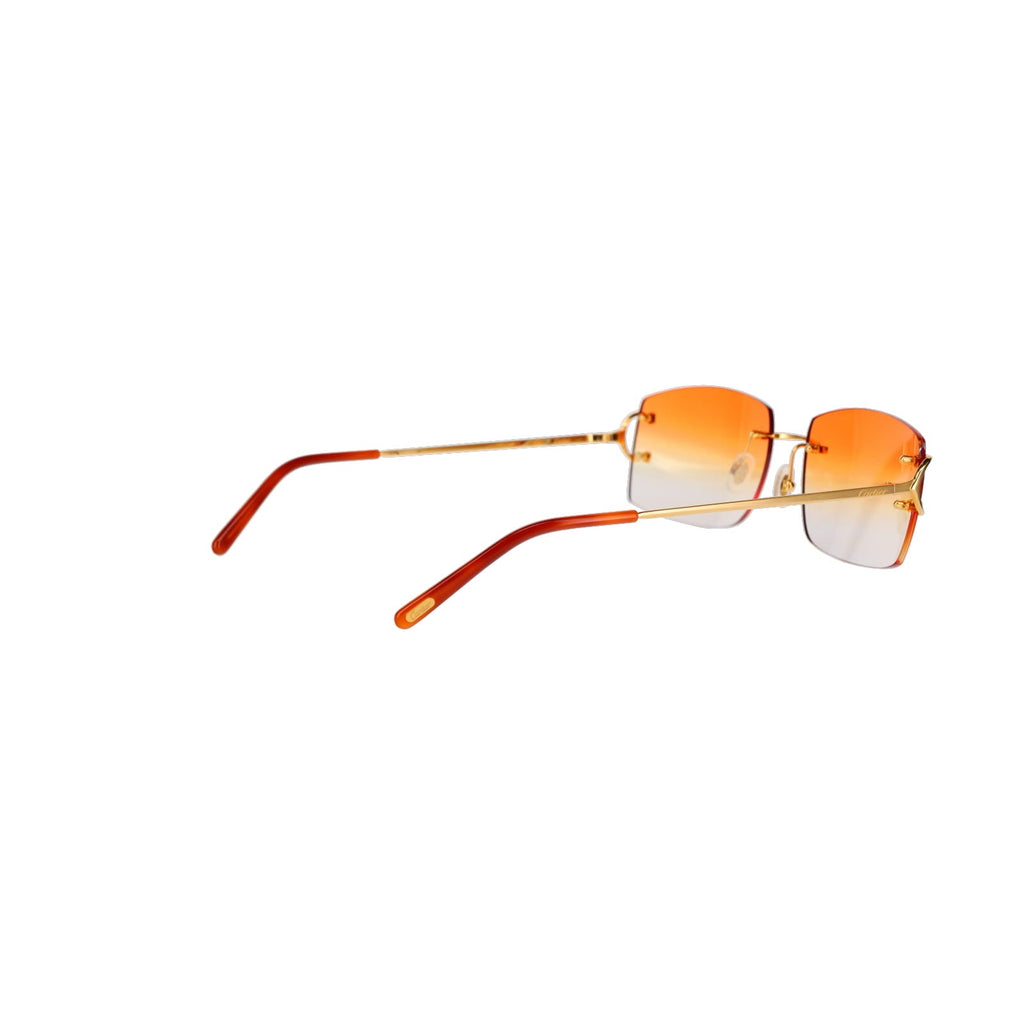 Cartier Custom Double C Brooklyn Gold Sunglasses by MEG