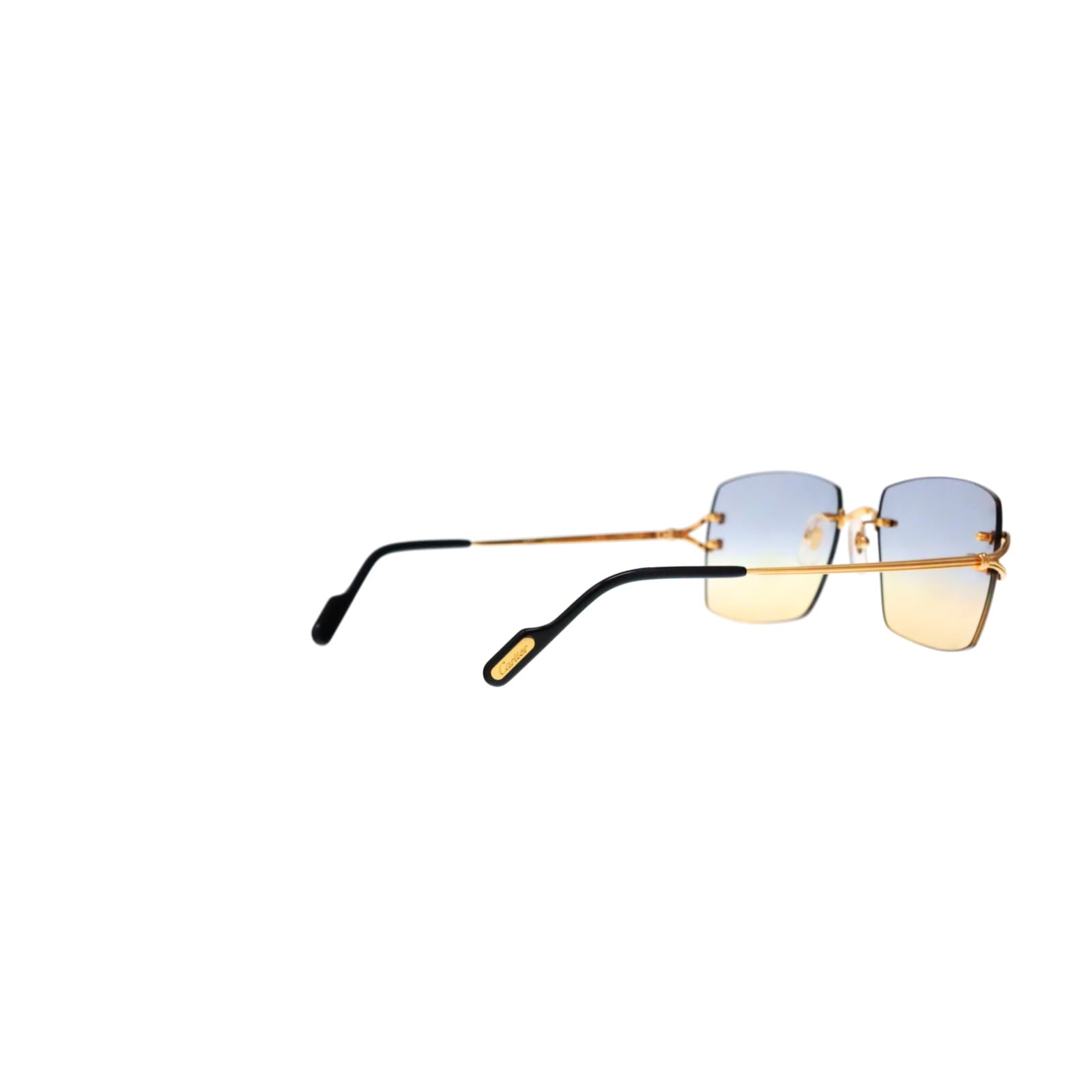 Cartier Custom Double C Godron Gold Mykonos Sunglasses by MEG