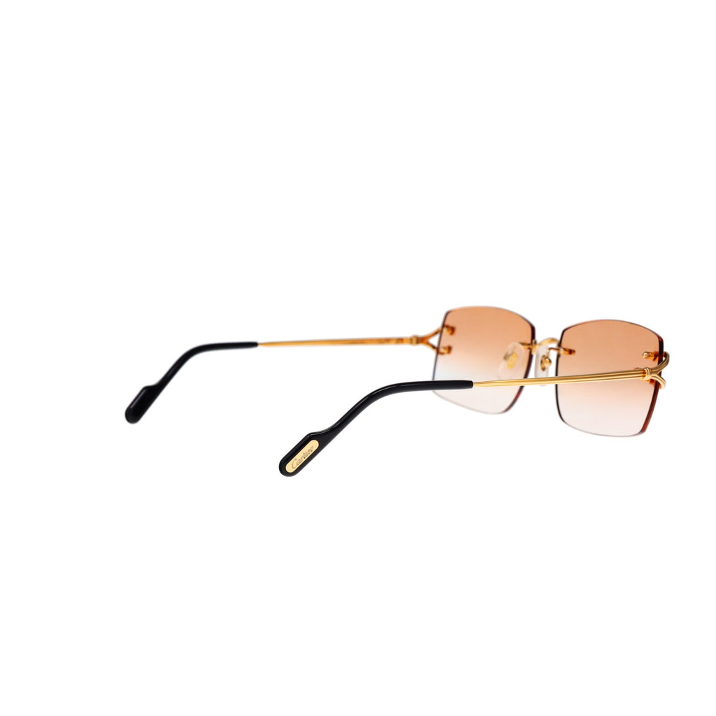 Cartier Custom Double C Godron Gold Brooklyn Sunglasses by MEG