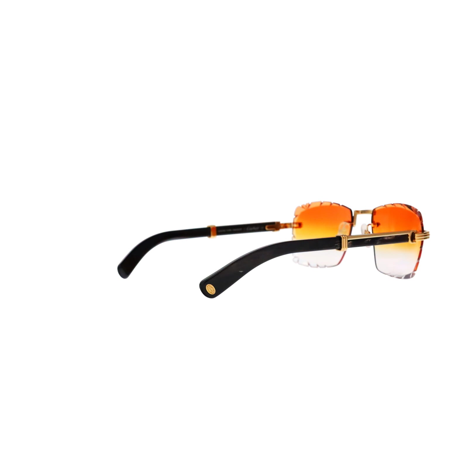 Cartier Custom Première de Cartier Black Sunglasses by MEG