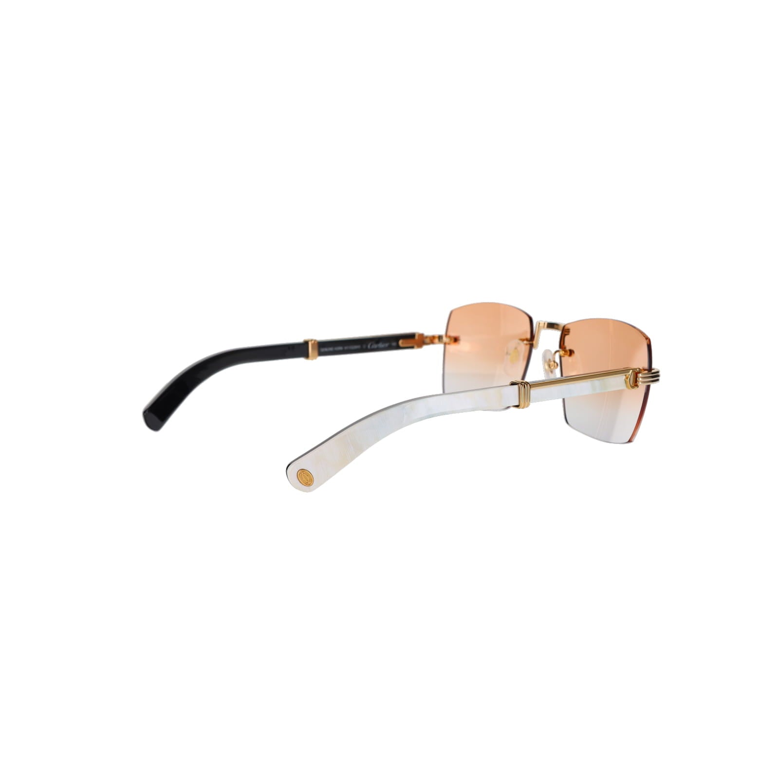 Cartier Custom Première de Cartier White Sunglasses by MEG