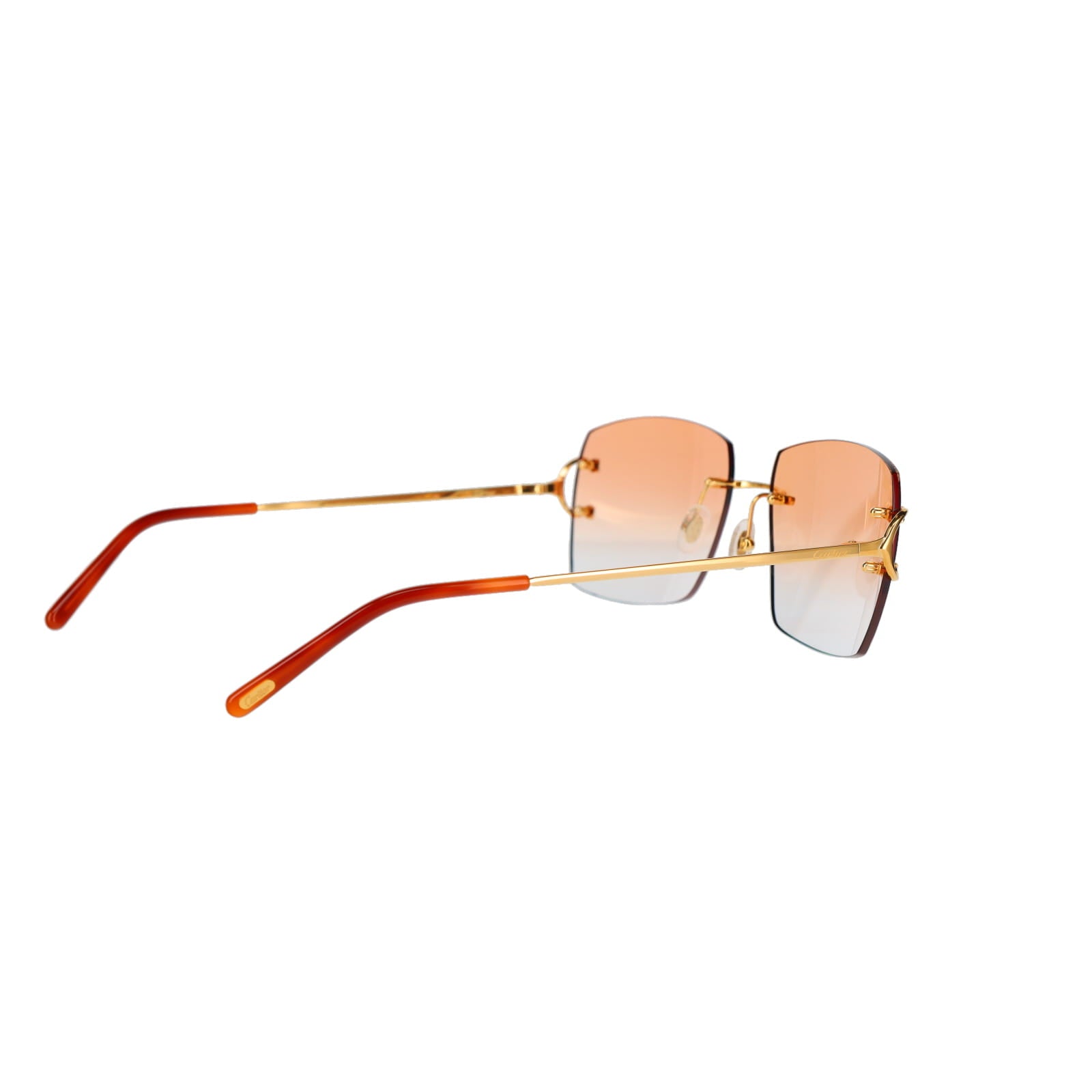 Cartier Custom Double C Mykonos Gold Sunglasses by MEG