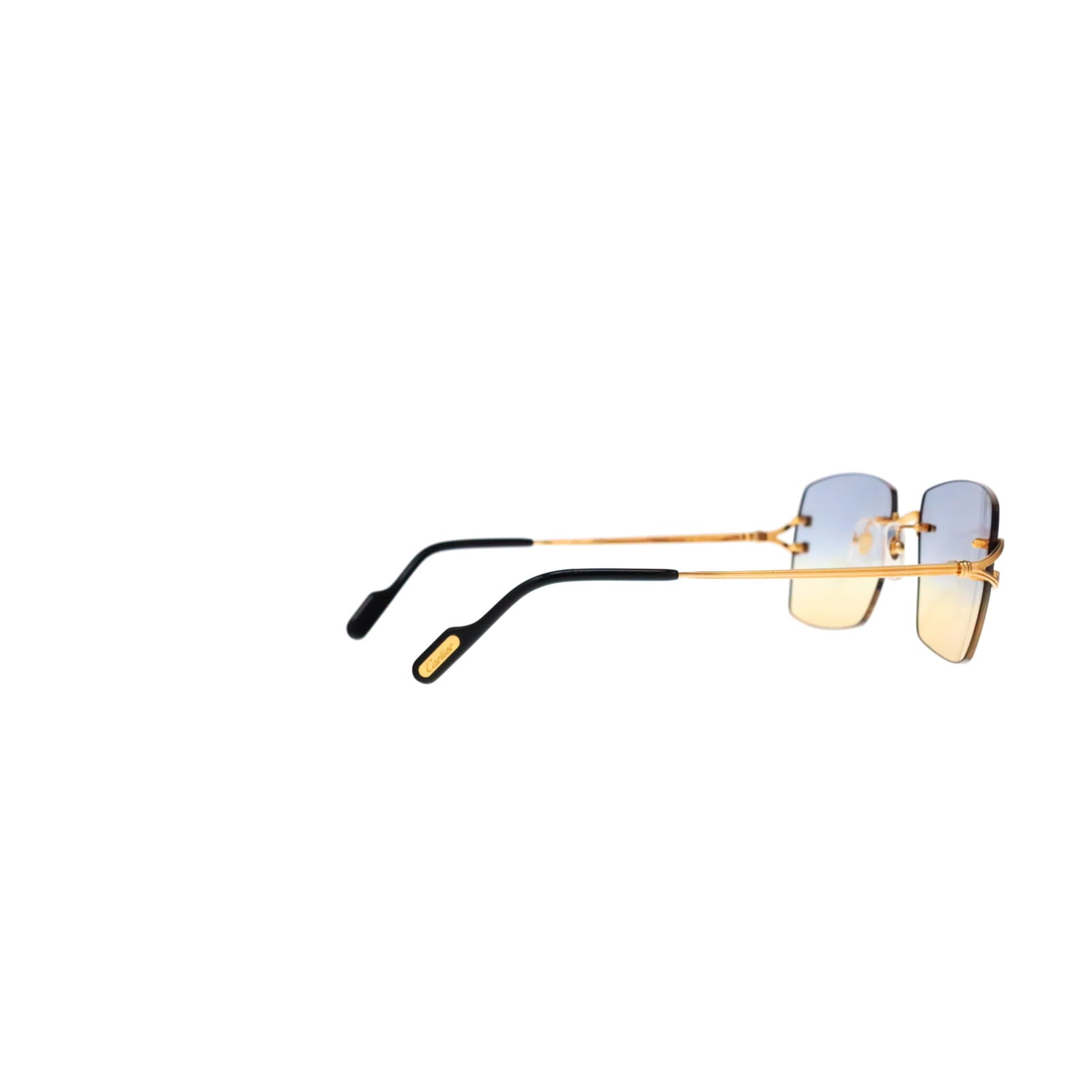 Cartier Custom Double C Godron Gold Mykonos Sunglasses by MEG
