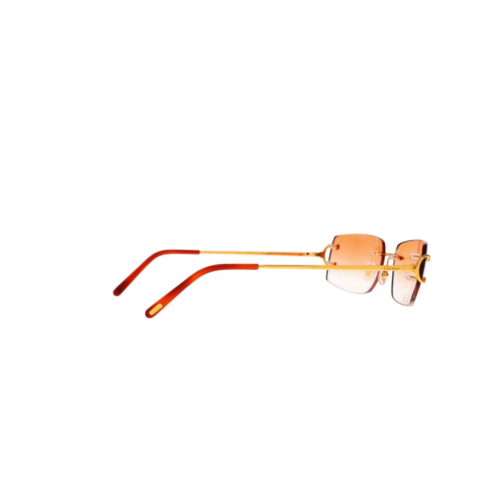 Cartier Custom Double C Brooklyn Gold Sunglasses by MEG