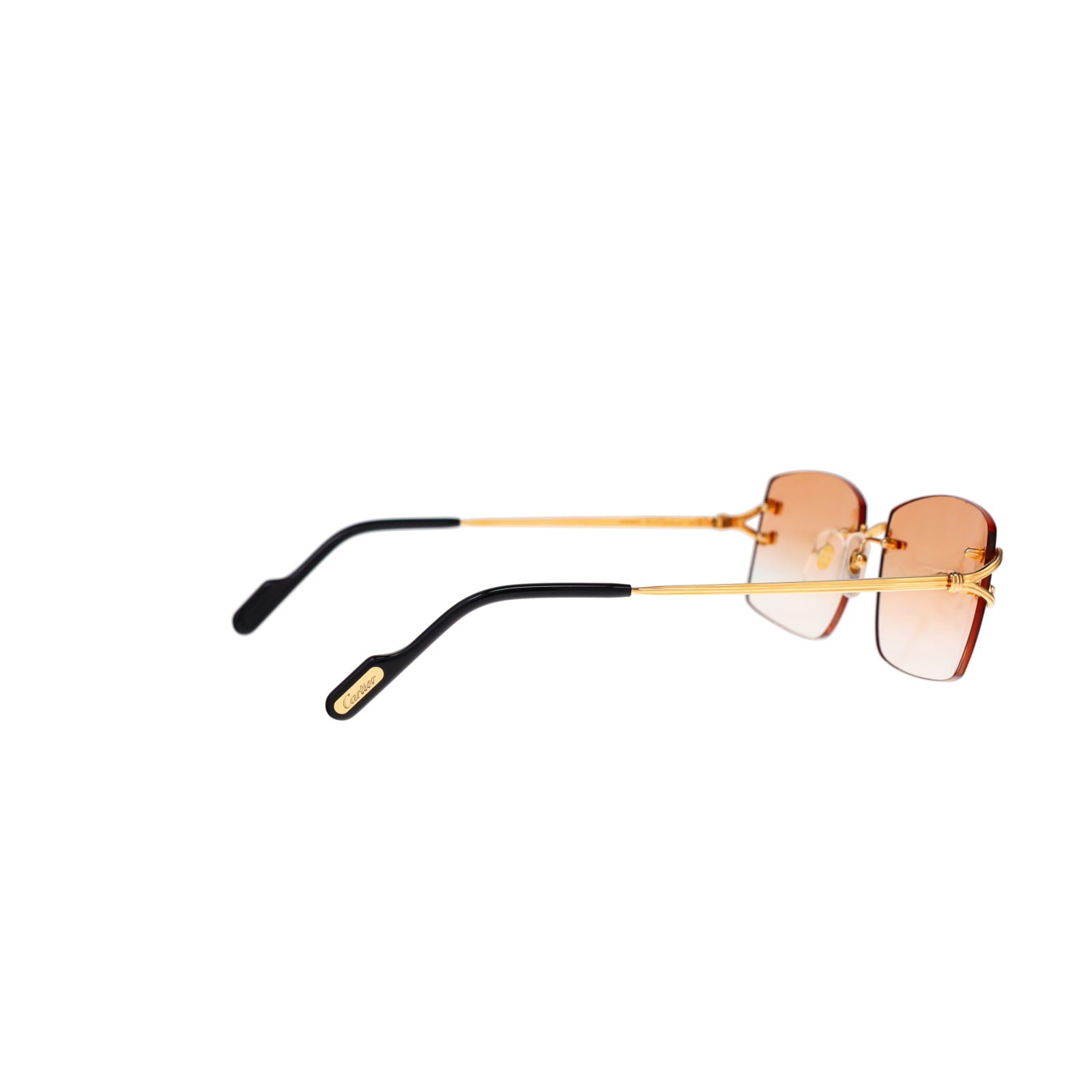Cartier Custom Double C Godron Gold Brooklyn Sunglasses by MEG