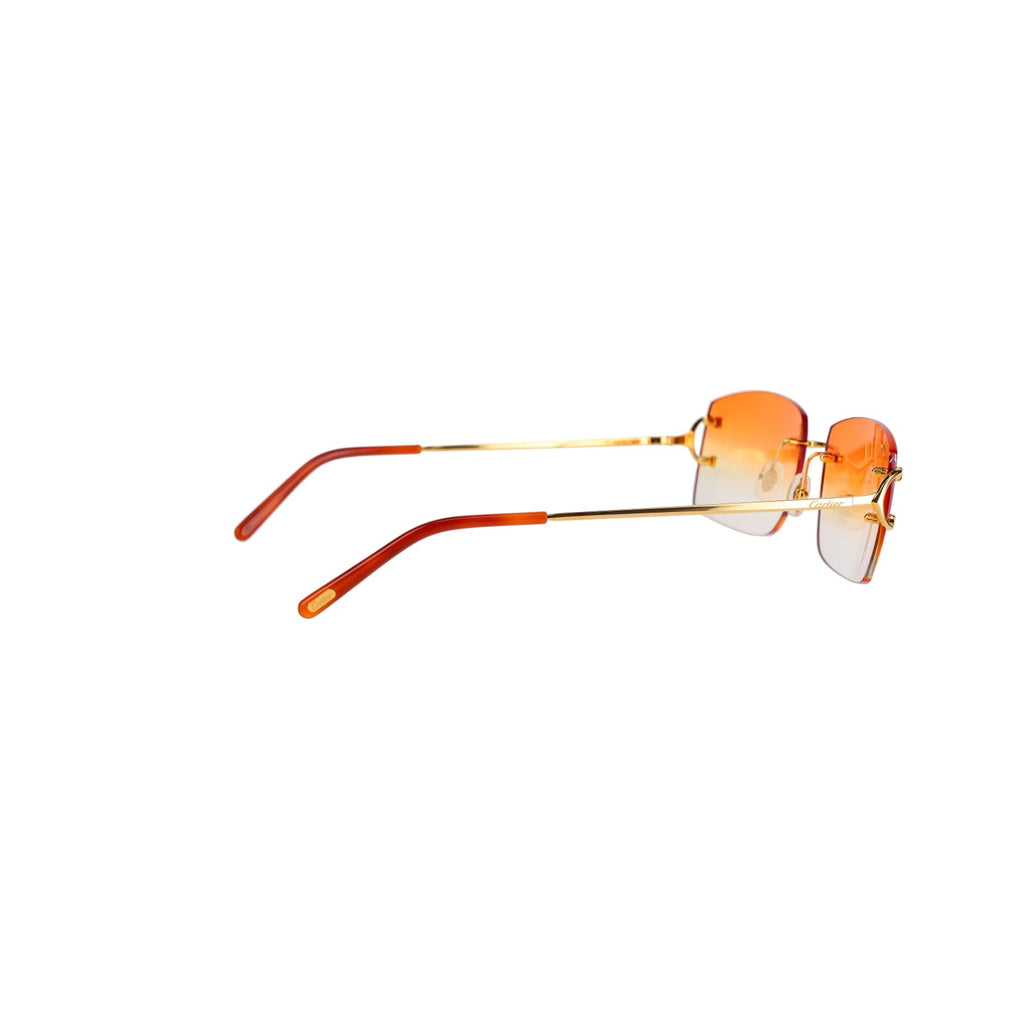Cartier Custom Double C Brooklyn Gold Sunglasses by MEG