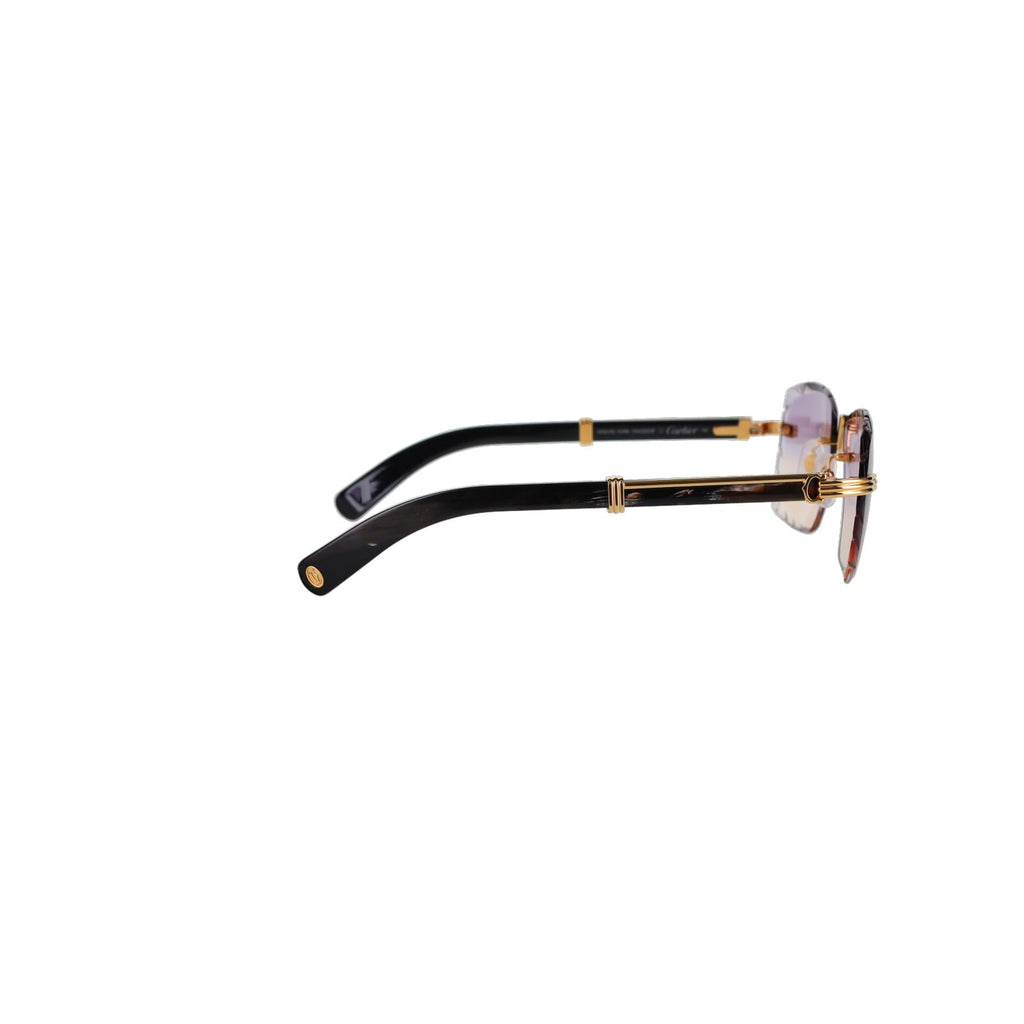 Cartier Custom Première de Cartier Black Sunglasses by MEG
