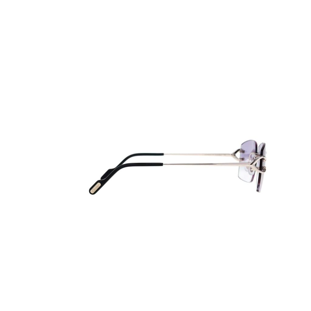 Cartier Custom Vintage Double C Brooklyn Platinum Sunglasses by MEG