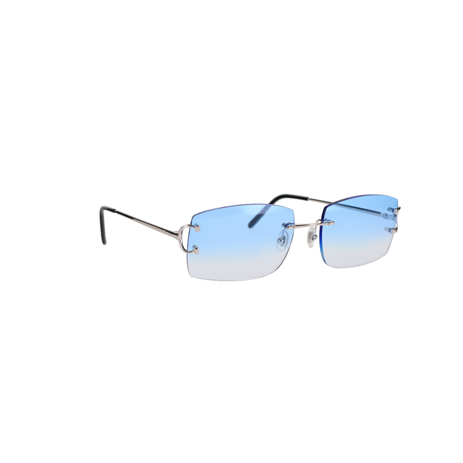 Cartier Custom Double C Brooklyn Platinum Sunglasses by MEG