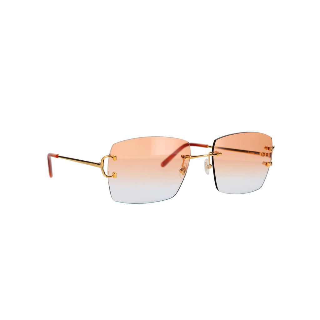 Cartier Custom Double C Mykonos Gold Sunglasses by MEG