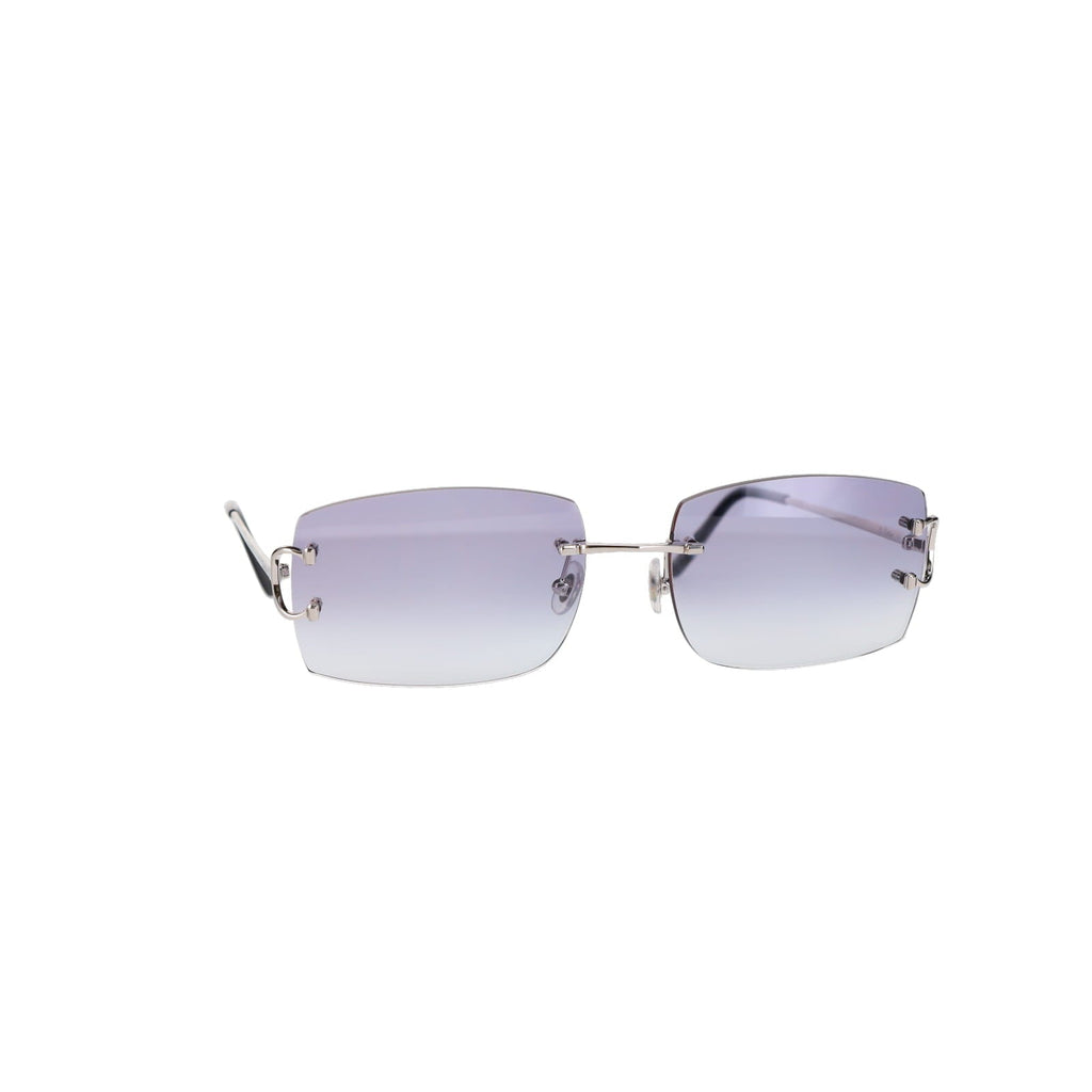 Cartier Custom Double C Brooklyn Platinum Sunglasses by MEG