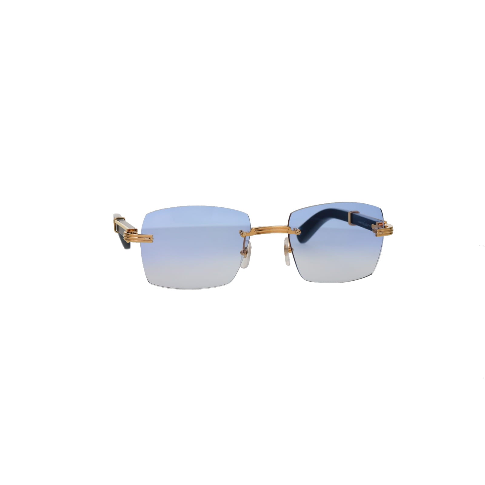 Cartier Custom Première Blue Wood Sunglasses by MEG