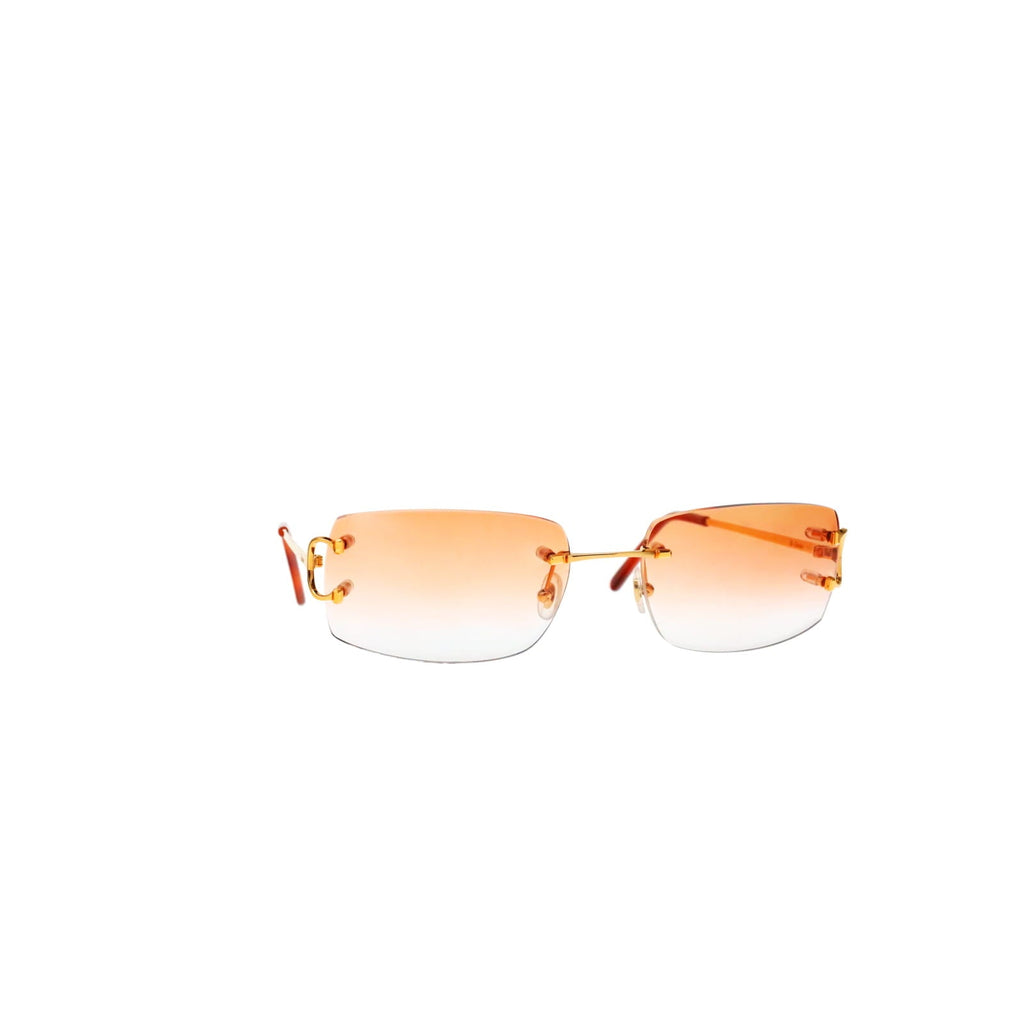 Cartier Custom Double C Brooklyn Gold Sunglasses by MEG