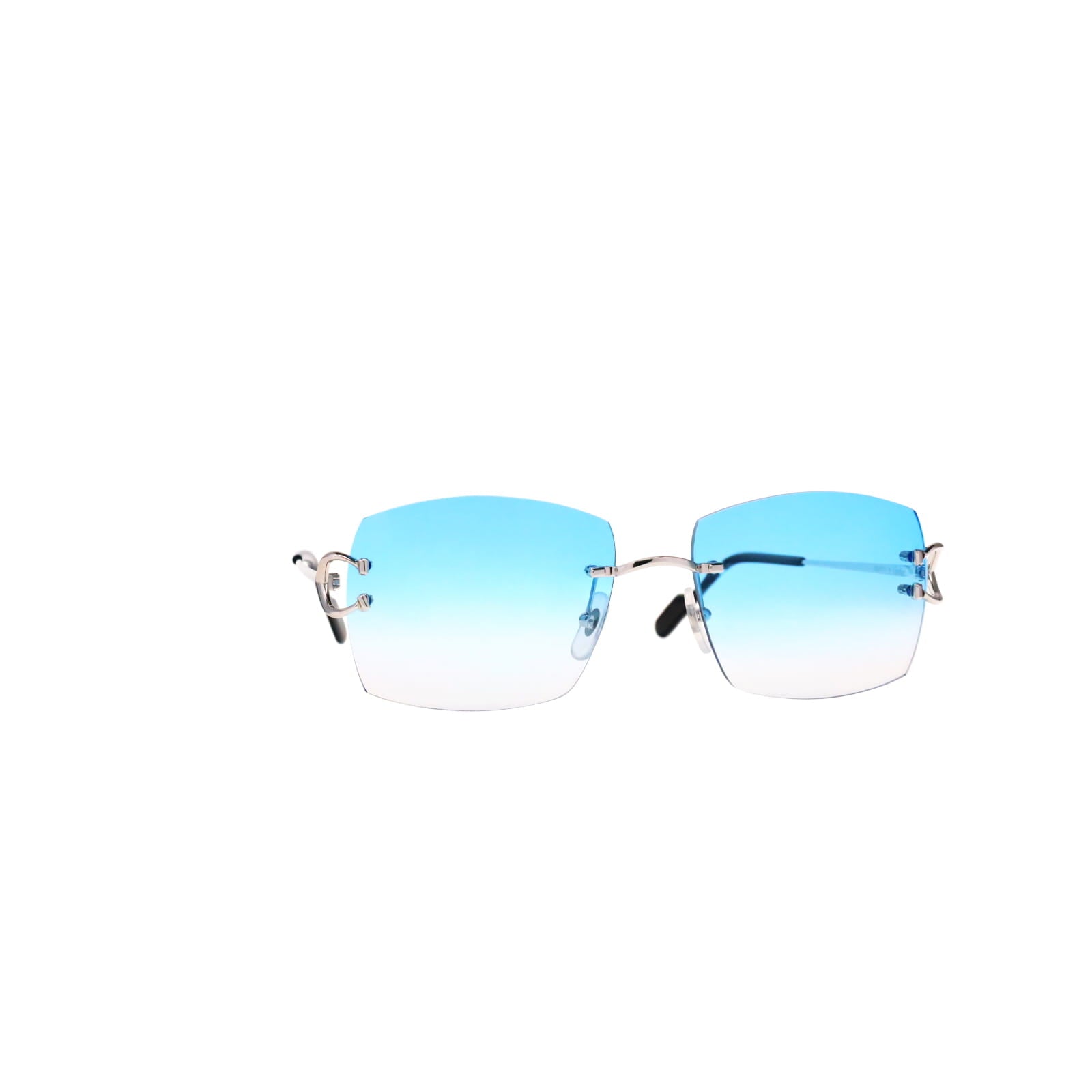Cartier Custom Vintage Double C Mykonos Platinum Sunglasses by MEG