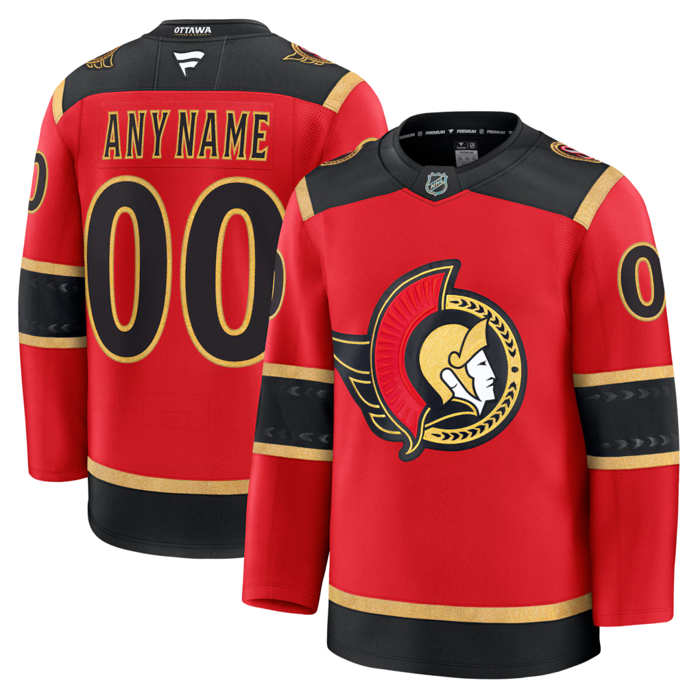 Ottawa Senators  Alternate Custom Premium Jersey - Red