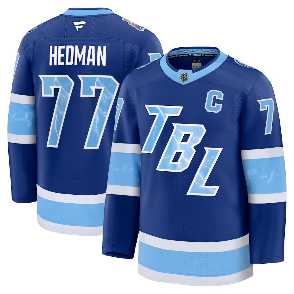 Victor Hedman Tampa Bay Lightning 2026 Stadium Series Premium Jersey - Blue