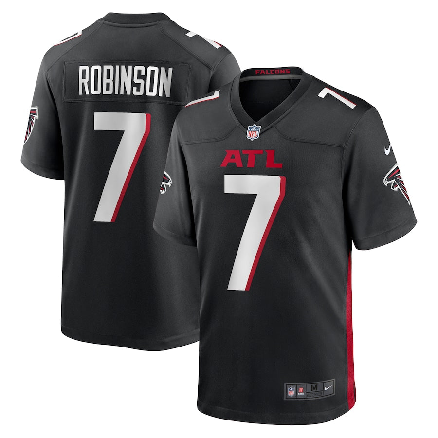 Bijan Robinson Atlanta Falcons Game Jersey - Black