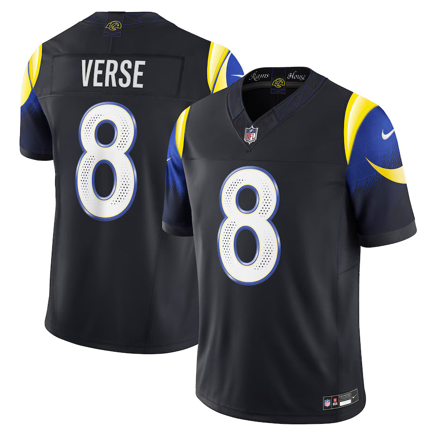 Jared Verse Los Angeles Rams 2025 Rivalries Collection Limited Jersey - Midnight Blue