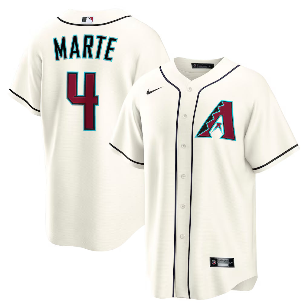 Ketel Marte Arizona Diamondbacks  Jersey - Cream