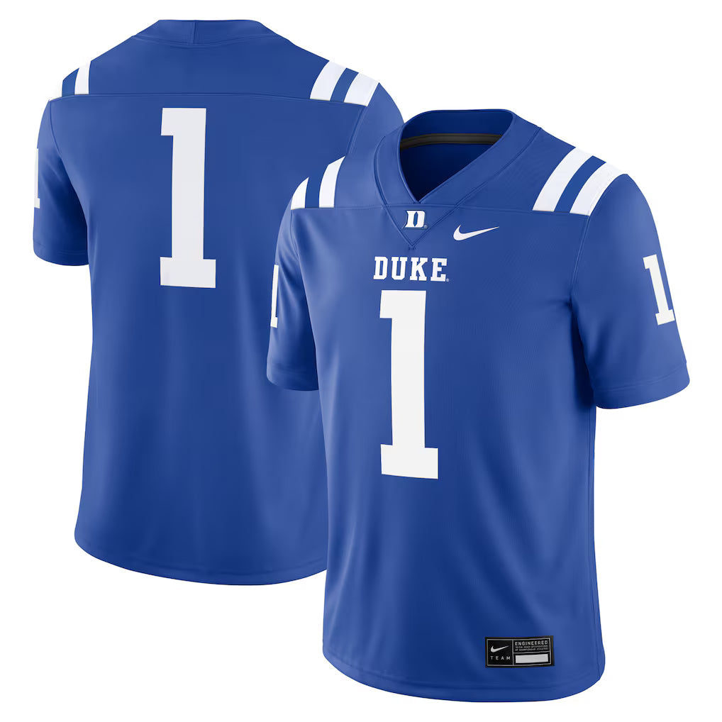 #1 Duke Blue Devils  Game Jersey - Royal