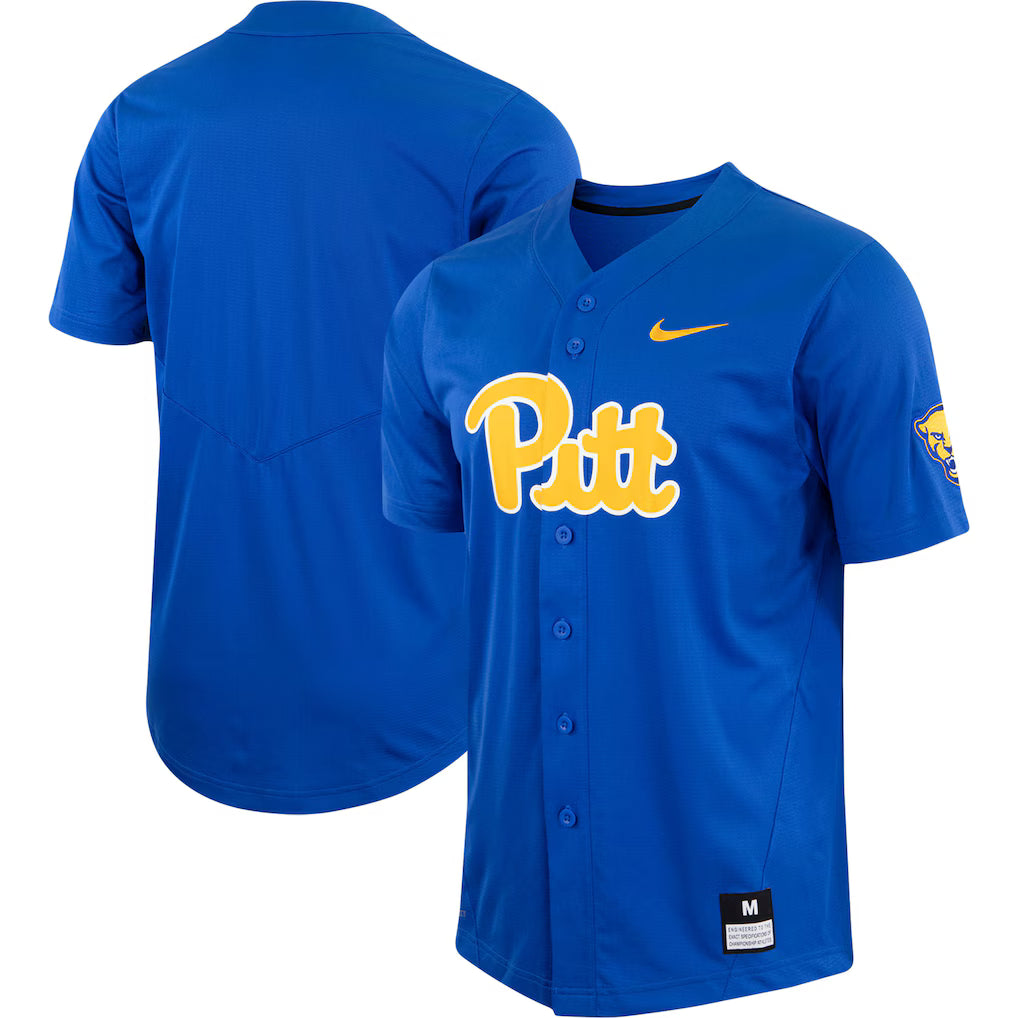 Pitt Panthers Baseball Jersey - Royal