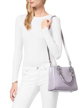 Michael Michael Kors Cynthia Small North South Patent Leather Satchel
