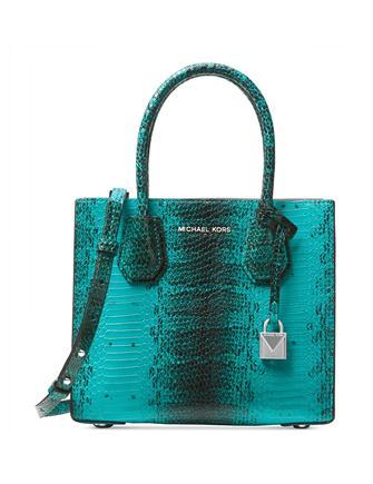 Michael Michael Kors Mercer Medium Snakeskin Crossbody
