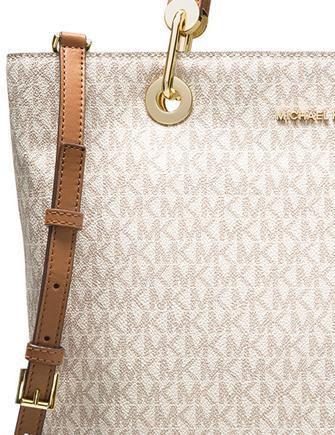 Michael Michael Kors Signature Raven Large North South Top Zip Tote