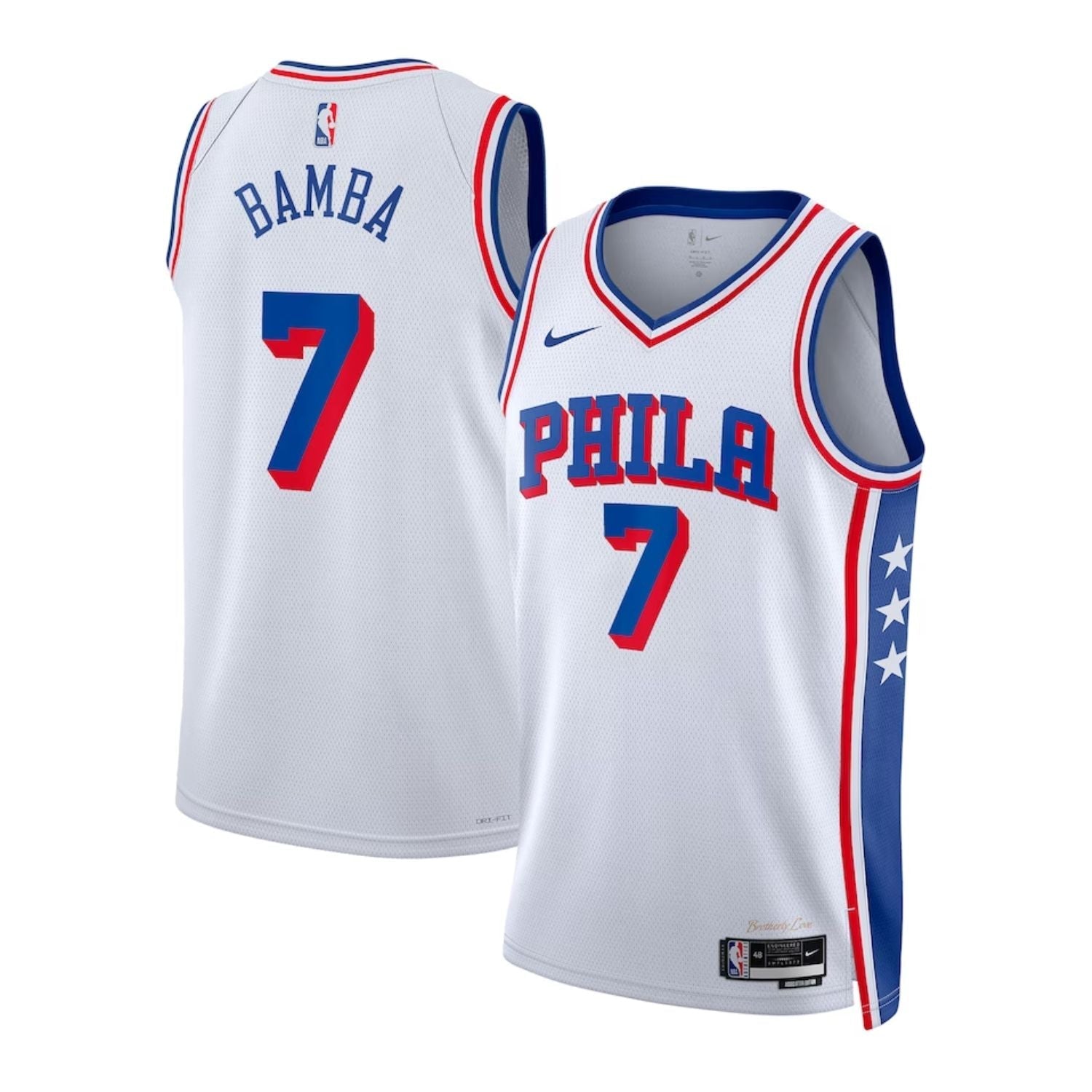 Mo Bamba Philadelphia 76ers 7 Jersey
