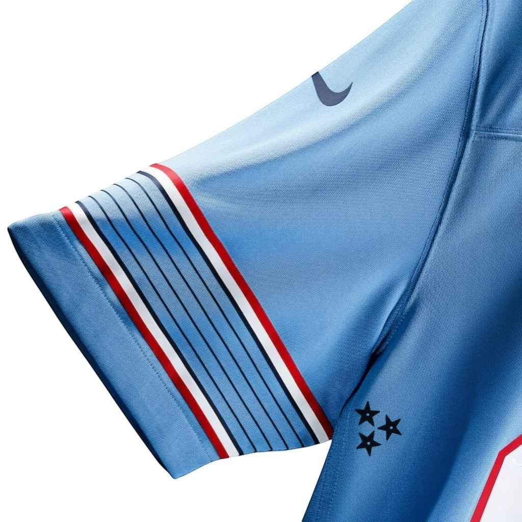 Cameron Ward Tennessee Titans Game Jersey - Light Blue