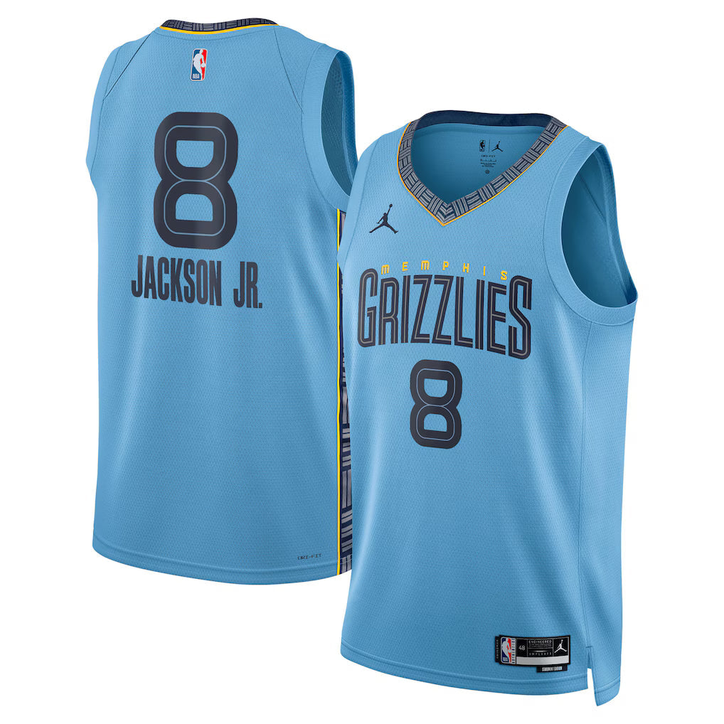 Jaren Jackson Jr. Memphis Grizzlies Swingman Jersey - Light Blue - Statement Edition