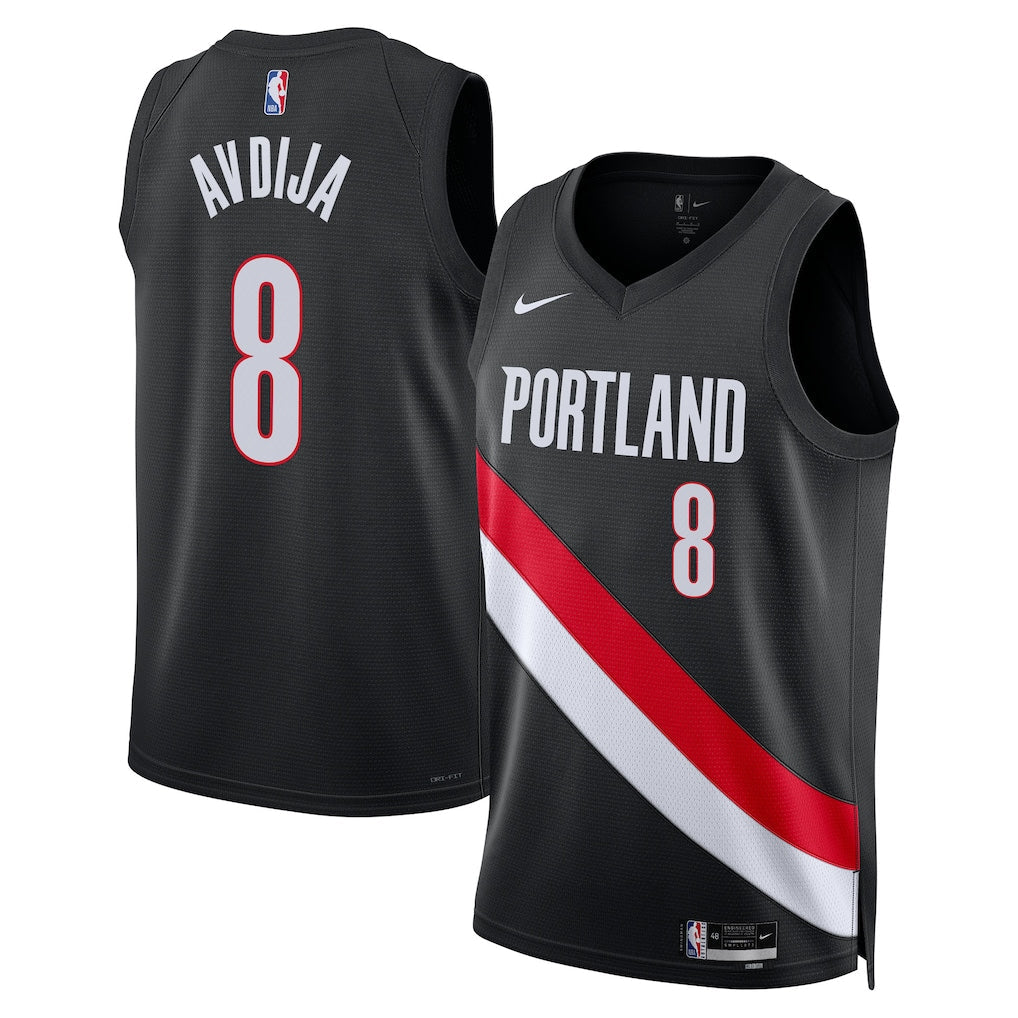 Deni Avdija Portland Trail Blazers Swingman Jersey - Icon Edition - Black