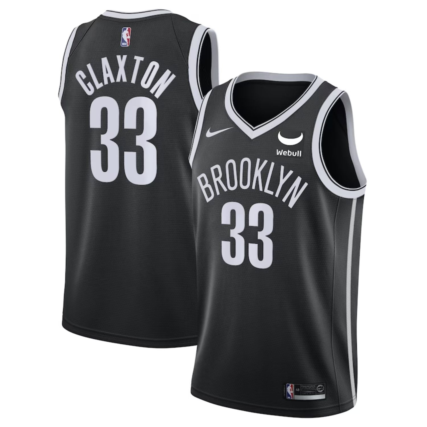 Nic Claxton Brooklyn Nets 33 Jersey